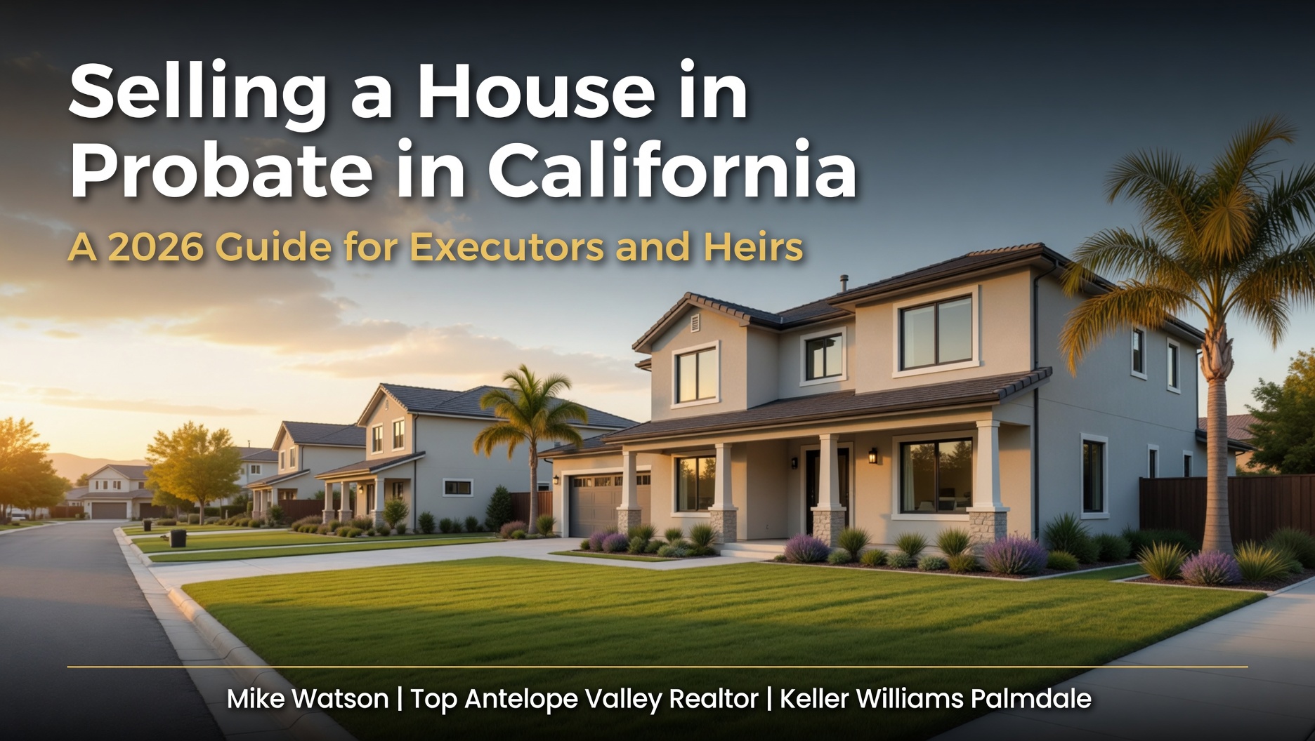 Selling a house in probate in California — 2026 guide for executors and heirs